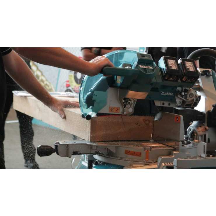 Makita Δισκοπρίονο Πάγκου Ράντιαλ για ξύλο 350mm BL Motor AWS Solo DLS211ZU