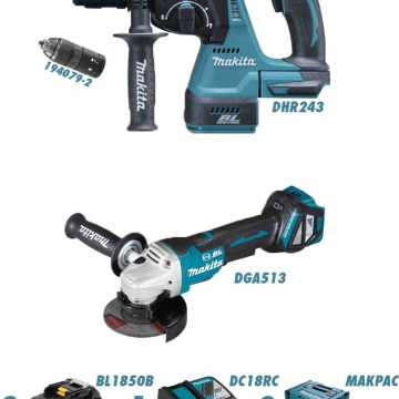 MAKITA KIT ΕΡΓΑΛΕΙΩΝ ΜΠΑΤΑΡΙΑΣ DLX2256TJ1 MAKITA KIT ΕΡΓΑΛΕΙΩΝ ΜΠΑΤΑΡΙΑΣ DLX2256TJ1