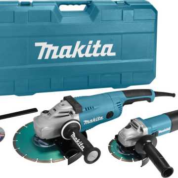 MAKITA KIT ΓΩΝΙΑΚΩΝ ΤΡΟΧΩΝ PROMO 230mm+125mm DK0053GX1 MAKITA KIT ΓΩΝΙΑΚΩΝ ΤΡΟΧΩΝ PROMO 230mm+125mm DK0053GX1