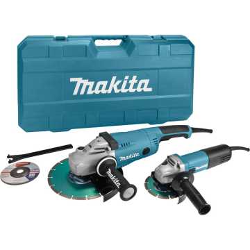 MAKITA KIT ΓΩΝΙΑΚΩΝ ΤΡΟΧΩΝ PROMO 230mm+125mm DK0053GX1 MAKITA KIT ΓΩΝΙΑΚΩΝ ΤΡΟΧΩΝ PROMO 230mm+125mm DK0053GX1