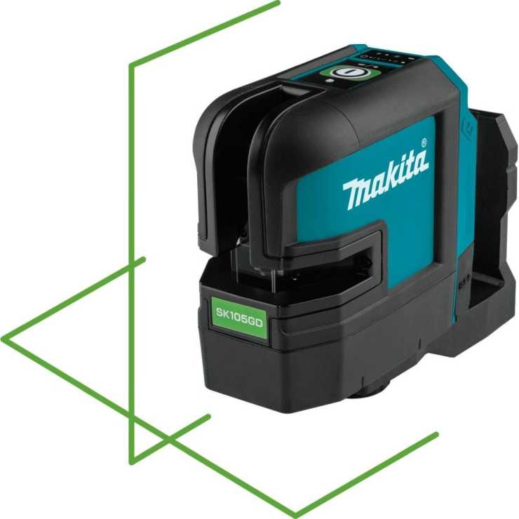 MAKITA ΓΡΑΜΜΙΚΟ LASER 2 ΓΡΑΜΜΩΝ 10.8V ΠΡΑΣΙΝΟ SK105GDZ