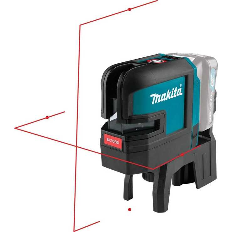 MAKITA ΓΡΑΜΜΙΚΟ LASER 2 ΓΡΑΜΜΩΝ - 4 ΣΗΜΕΙΩΝ 10.8V KOKKINO SK106DZ