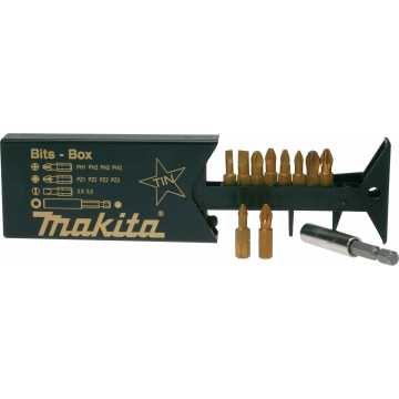 Makita Σετ Μύτες Τιτανίου - Αντάπτορας 10τμχ P-49046 Makita Σετ Μύτες Τιτανίου - Αντάπτορας 10τμχ P-49046