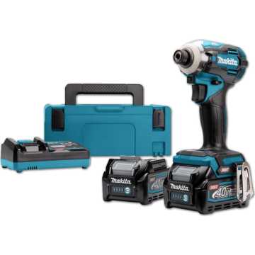 Makita Παλμικό Κατσαβίδι Μπαταρίας 40V 2x4Ah TD001GM201 Makita Παλμικό Κατσαβίδι Μπαταρίας 40V 2x4Ah TD001GM201