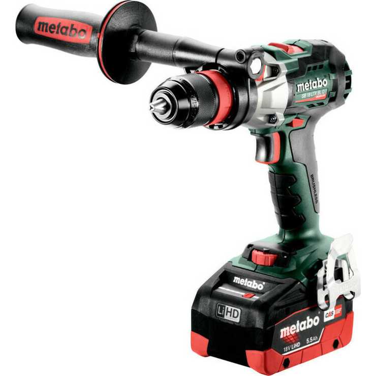 Metabo Κρουστικό Δραπανοκατσάβιδο μπαταρίας 18 Volt (2x5.5Ah) 6.02361.66