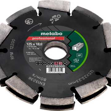 Metabo Διαμαντόδισκοι Για Αρμοκόφτες Professional Up 125mm 6.28298.00 Metabo Διαμαντόδισκοι Για Αρμοκόφτες Professional Up 125mm 6.28298.00