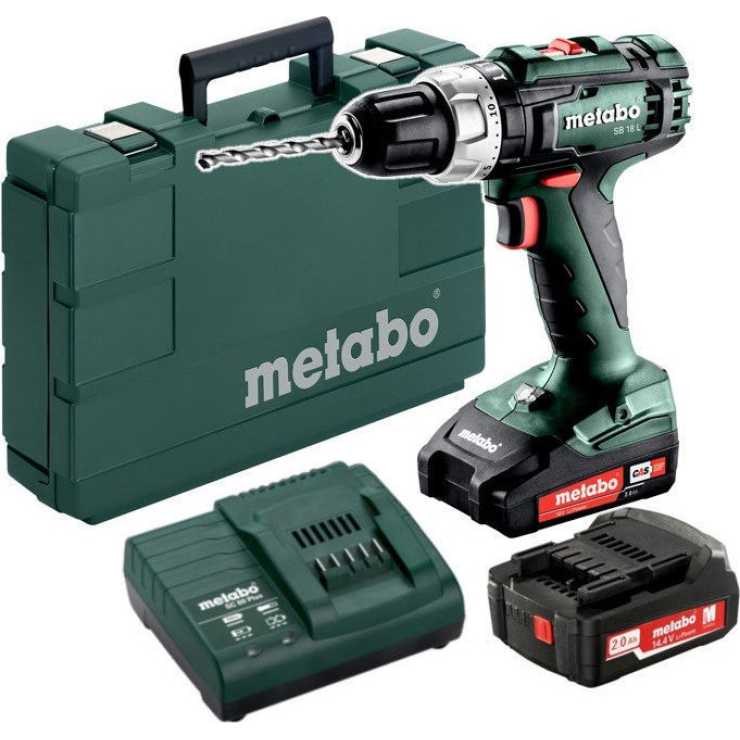 METABO SB 18L Κρουστικό Δραπανοκατσάβιδο μπαταρίας 18V 6.02317.50