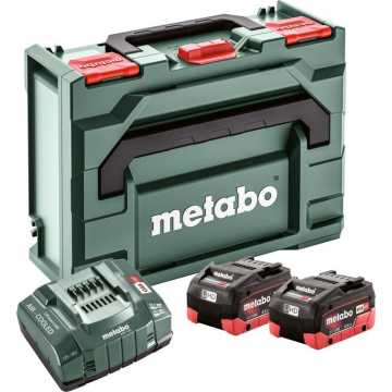 Metabo Σετ 2 Μπαταρίες Λιθίου 18V 10Ah με Φορτιστή 12-36V 685142000  Metabo Σετ 2 Μπαταρίες Λιθίου 18V 10Ah με Φορτιστή 12-36V 685142000
