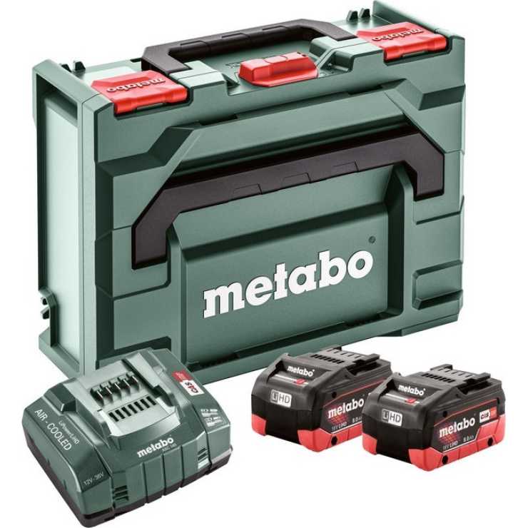 Metabo Σετ 2 Μπαταρίες Λιθίου 18V 10Ah με Φορτιστή 12-36V 685142000 