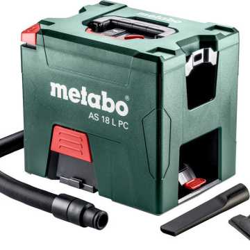 METABO 18 Volt Σκούπα Γενικών Χρήσεων Μπαταρίας AS 18 L PC με χειροκίνητο φίλτρο καθαρισμού 6.02021.85 METABO 18 Volt Σκούπα Γενικών Χρήσεων Μπαταρίας AS 18 L PC με χειροκίνητο φίλτρο καθαρισμού 6.02021.85