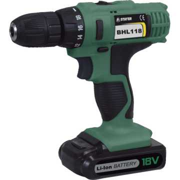Stayer Δραπανοκατσάβιδο Μπαταρίας 18V 2x1.3Ah BHL118PK Stayer Δραπανοκατσάβιδο Μπαταρίας 18V 2x1.3Ah BHL118PK