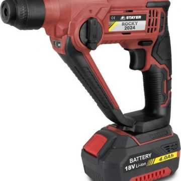 Stayer Κρουστικό Σκαπτικό Μπαταρίας 18V με SDS Plus RockyL2024 Stayer Κρουστικό Σκαπτικό Μπαταρίας 18V με SDS Plus RockyL2024