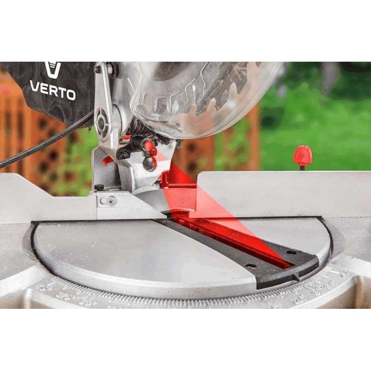 VERTO Φαλτσοπρίονο 1200W 210mm 52G206