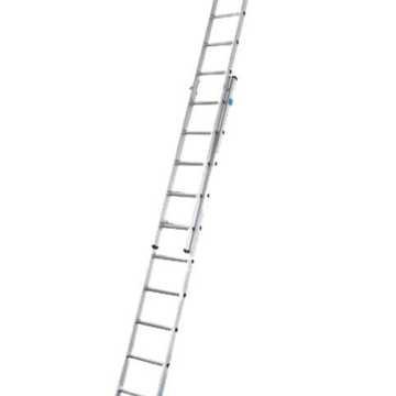 Inox Kiss Επεκτεινόμενη σκάλα αλουμινίου 2x8 σκαλοπατιών LAD208