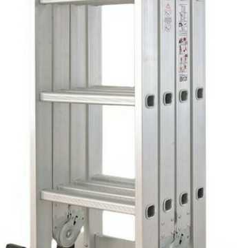 Inox Kiss Πολυμορφική σκάλα αλουμινίου 4x3 Σκαλιά LAD603