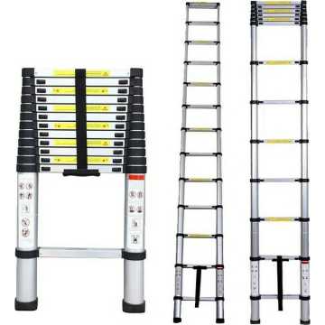 Inox Kiss Τηλεσκοπική σκάλα αλουμινίου 10 σκαλοπατιών LAD709