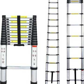 Inox Kiss Τηλεσκοπική σκάλα αλουμινίου 10 σκαλοπατιών LAD709