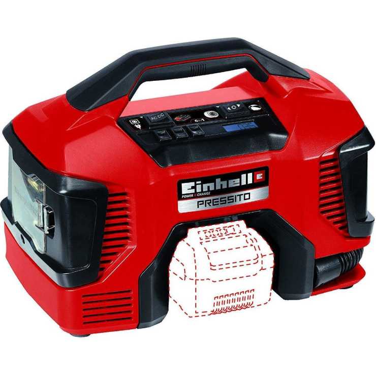 EINHELL-TE-AC 18/11 Li AC -Solo Pressito Αεροσυμπιεστής Υβριδικός 220V 11Bar 4020460