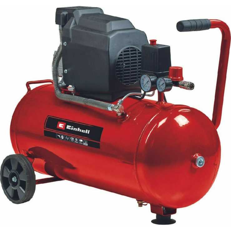 EINHELL ΚΟΜΠΡΕΣΕΡ ΑΕΡΟΣ ΜΕ ΙΣΧΥ 2HP ΚΑΙ ΑΕΡΟΦΥΛΑΚΙΟ 50LT 4007332