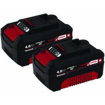 Einhell 2 Μπαταρίες Εργαλείου Λιθίου 18V με Χωρητικότητα 4Ah 4511489 Einhell 2 Μπαταρίες Εργαλείου Λιθίου 18V με Χωρητικότητα 4Ah 4511489
