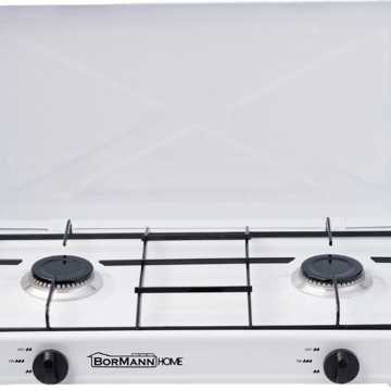 BORMANN Εστια υγραεριου επιτραπεζια διπλη 022336