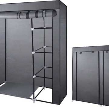 bormann Υφασμάτινη Ντουλάπα με Μεταλλικό Σκελετό BPC1200 025467