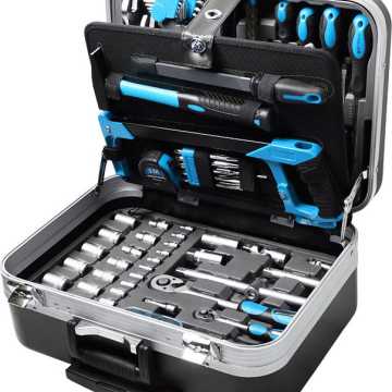 Bormann Σετ Εργαλείων CR-V σε Βαλίτσα ABS με Καρυδάκια BHT5210 132τμχ 035800