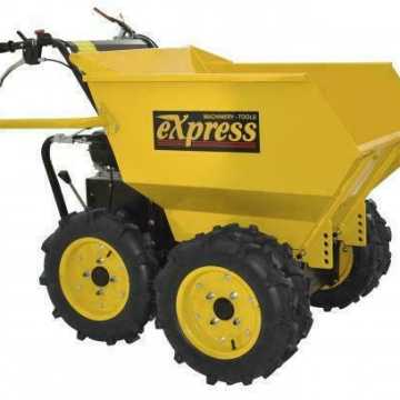 EXPRESS: ΜΗΧΑΝΟΚΙΝΗΤΟ ΑΝΑΤΡΕΠΟΜΕΝΟ ΚΑΡΟΤΣΙ 500 ΚΙΛΩΝ ΜΕ ΚΙΝΗΣΗ ΣΤΟΥΣ 6 ΤΡΟΧΟΥΣ - ΒΕΝΖΙΝΟΚΙΝΗΤΗΡΑΣ 6.5HP 630104
