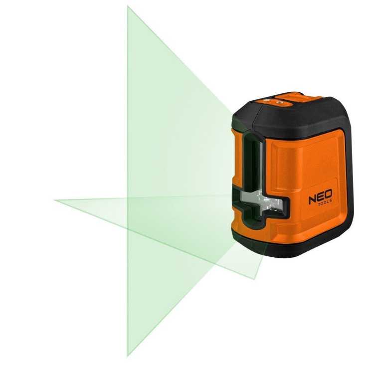 NEO TOOLS Αλφάδι laser γραμμικό πράσινης δέσμης 75-106