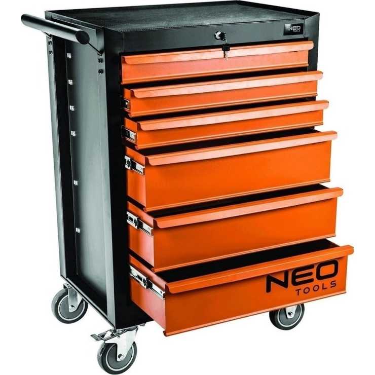 NEO TOOLS Εργαλειοφορέας 6 συρταριών 84-221