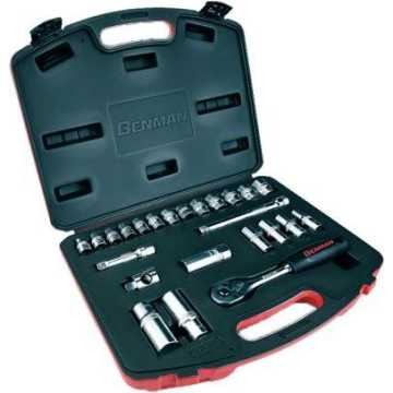 BENMAN Σετ 24 τεμαχίων καρυδάκια σε 3/8 70242 BENMAN Σετ 24 τεμαχίων καρυδάκια σε 3/8 70242