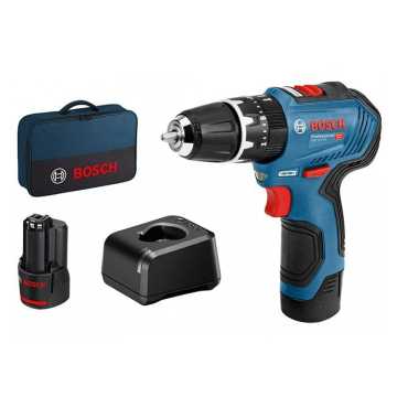 BOSCH GSB 12V-30 Κρουστικό Δραπανοκατσάβιδο (2x2,0Ah) Brushless Motor 06019G9104 BOSCH GSB 12V-30 Κρουστικό Δραπανοκατσάβιδο (2x2,0Ah) Brushless Motor 06019G9104