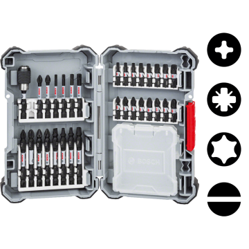 BOSCH Σετ 31 τεμαχίων Κατσαβιδόλαμων Pick and Clic Impact Control 2608522366 BOSCH Σετ 31 τεμαχίων Κατσαβιδόλαμων Pick and Clic Impact Control 2608522366