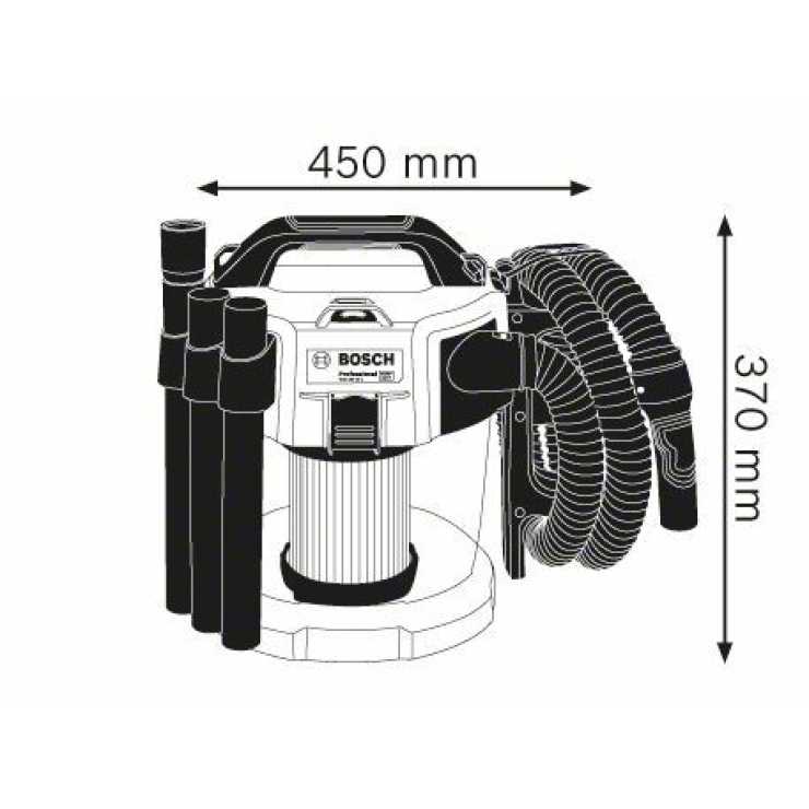 BOSCH Απορροφητήρας σκόνης μπαταρία GAS 18V-10 L Professional 06019C6300