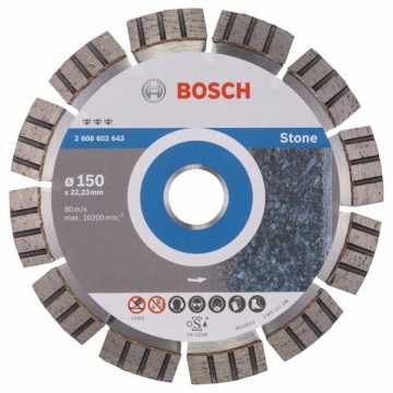 BOSCH Διαμαντόδισκος Κοπής 150mm Best for Stone 2608602643