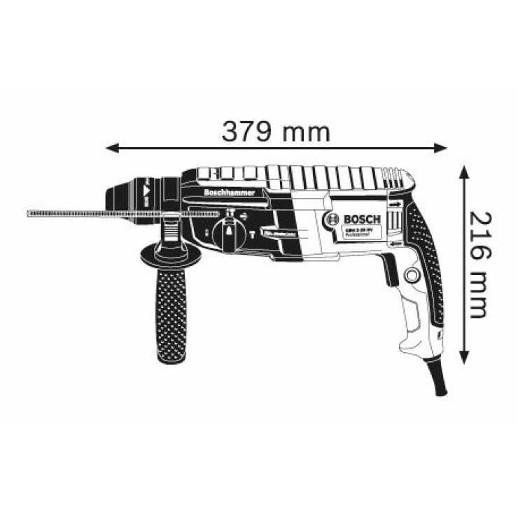 Bosch GBH 2-28 Περιστροφικό πιστολέτο με SDS-plus 0611267500