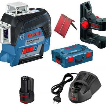 BOSCH GLL 3-80 C Γραμμικό Λέιζερ με μπαταρία 12V και Ταχυφορτιστη 0.601.063.R02 BOSCH GLL 3-80 C Γραμμικό Λέιζερ με μπαταρία 12V και Ταχυφορτιστη 0.601.063.R02