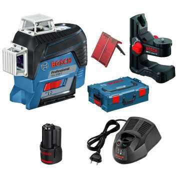 BOSCH GLL 3-80 C Γραμμικό Λέιζερ με μπαταρία 12V και Ταχυφορτιστη 0.601.063.R02 BOSCH GLL 3-80 C Γραμμικό Λέιζερ με μπαταρία 12V και Ταχυφορτιστη 0.601.063.R02