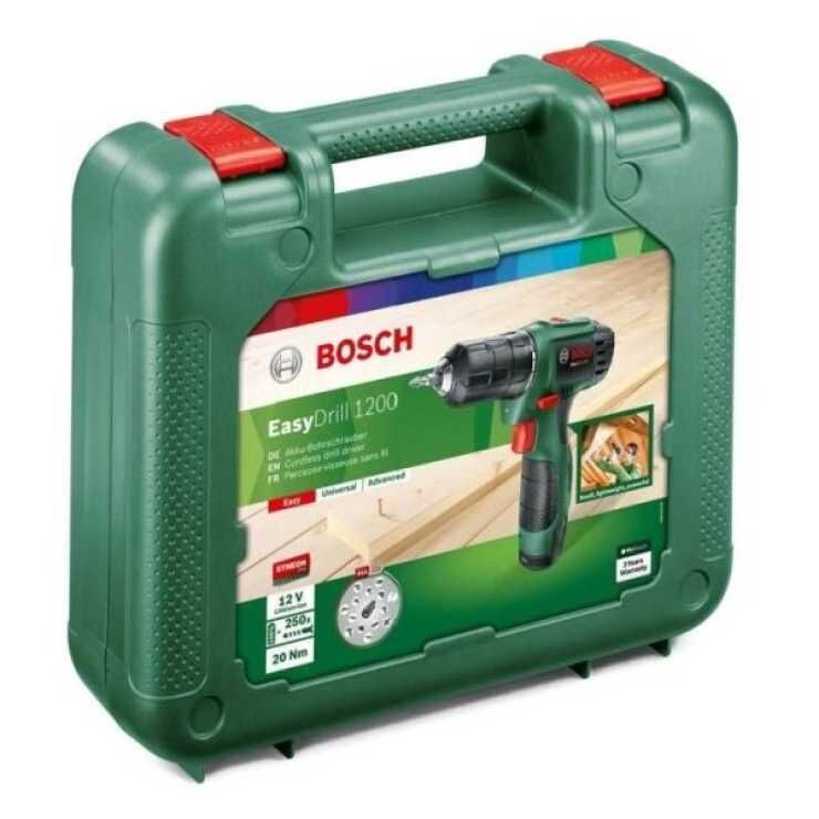 BOSCH EasyDrill 1200 Δραπανοκατσάβιδο δύο ταχυτήτων μπαταρίας ιόντων λιθίου 06039A210A