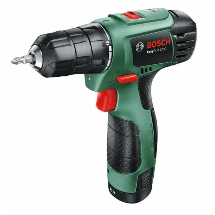 BOSCH EasyDrill 1200 Δραπανοκατσάβιδο δύο ταχυτήτων μπαταρίας ιόντων λιθίου 06039A210A