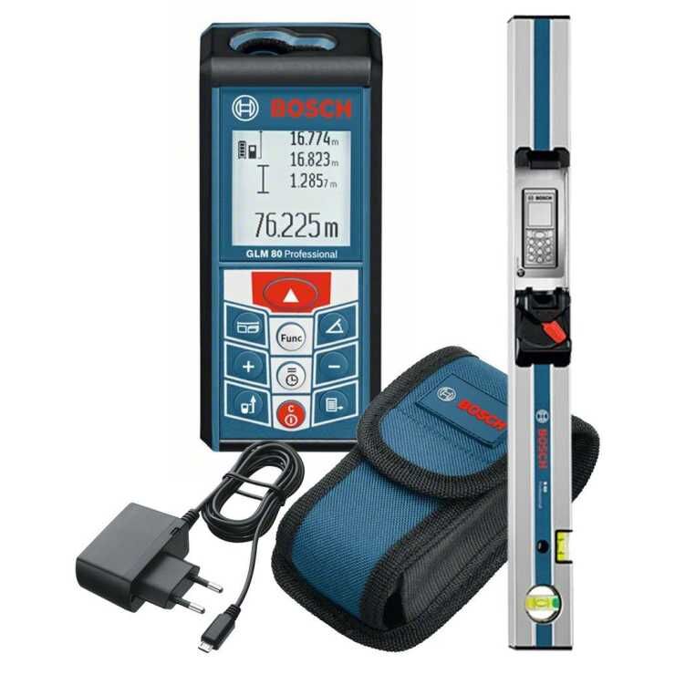 BOSCH Μετρητής αποστάσεων με λέιζερ GLM 80 με R 60 0601072301