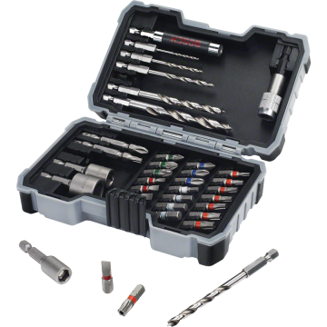 BOSCH Σετ 35 τεμ. Τρυπανιών και Κατσαβιδόλαμων Extra Hard Wood 2607017327 BOSCH Σετ 35 τεμ. Τρυπανιών και Κατσαβιδόλαμων Extra Hard Wood 2607017327
