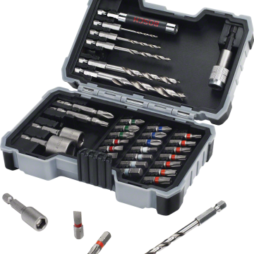 BOSCH Σετ 35 τεμ. Τρυπανιών και Κατσαβιδόλαμων Extra Hard Wood 2607017327 BOSCH Σετ 35 τεμ. Τρυπανιών και Κατσαβιδόλαμων Extra Hard Wood 2607017327