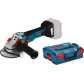 BOSCH - GWS 18V-10 SC Γωνιακός Τροχός 18V σε L-BOXX (Solo) 06019G340B