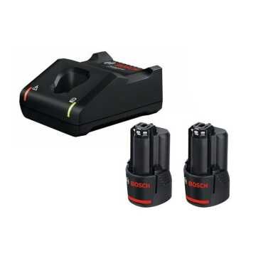 BOSCH - Σετ Φορτιστή GAL 12V-40 και Μπαταριών 12V με 2 Μπαταρίες 3.0Ah - 1600A019RD