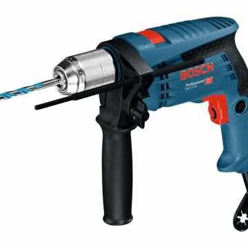 BOSCH GSB 13 RE Κρουστικό Δράπανο με Σετ Τρυπανιών 0.601.217.103