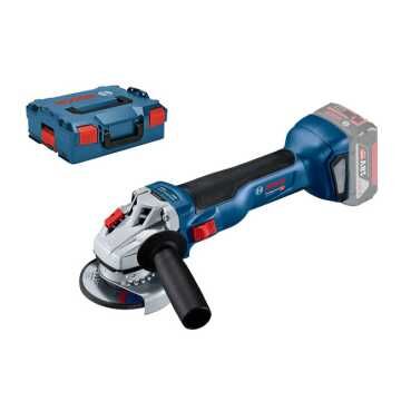 BOSCH WS 18V-10 Γωνιακός Τροχός Μπαταρίας 18V Li-Ion σε L-Boxx (Solo) 06019J4003