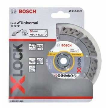 BOSCH Διαμαντόδισκος κοπής X-LOCK Best for Universal 115mm 2608615160 BOSCH Διαμαντόδισκος κοπής X-LOCK Best for Universal 115mm 2608615160