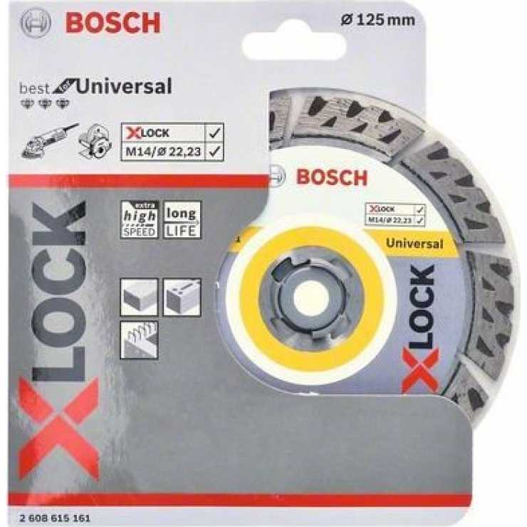 BOSCH Διαμαντόδισκος Kοπής X-LOCK Best for Universal 125mm 2608615161