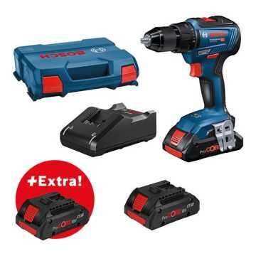 Bosch  GSB 18V-55 Κρουστικό Δραπανοκατσάβιδο Brushless Motor 18V σε L-Case (3x4.0Ah) 0615990L4L Bosch  GSB 18V-55 Κρουστικό Δραπανοκατσάβιδο Brushless Motor 18V σε L-Case (3x4.0Ah) 0615990L4L